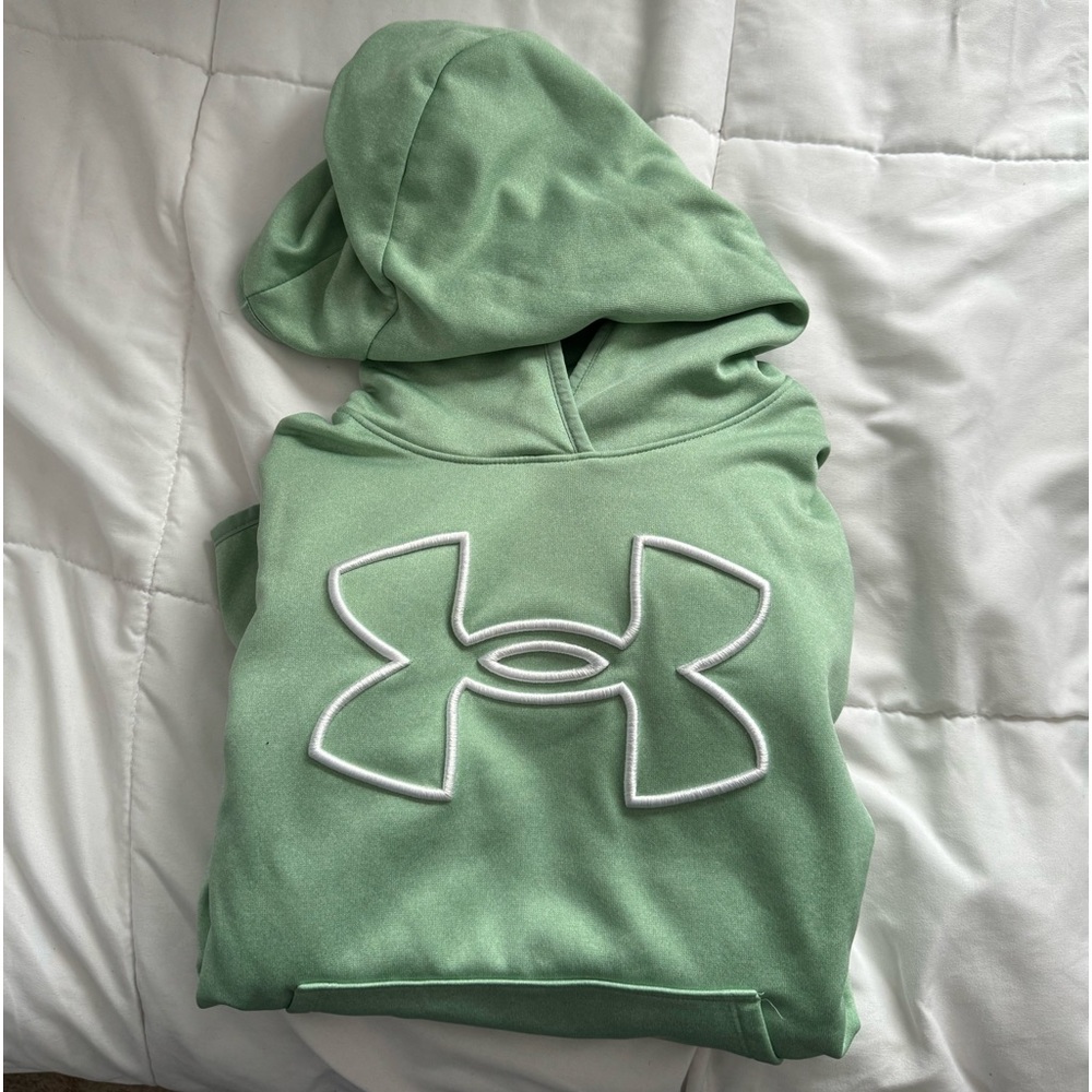 Green under armour hoodie